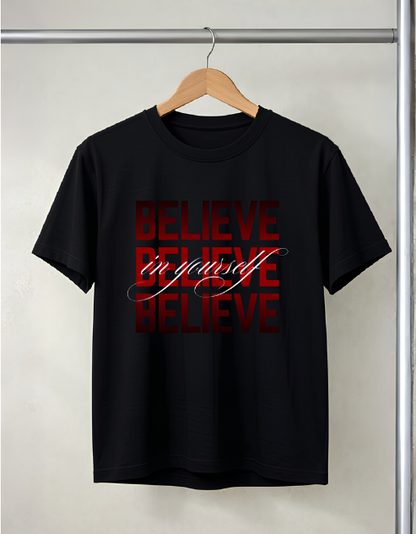 Believe in yourself Black T-Shirt