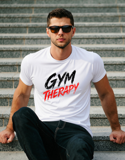 GYM Therapy T-Shirt White Color