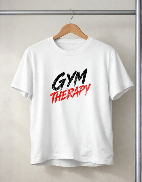 GYM Therapy T-Shirt White Color