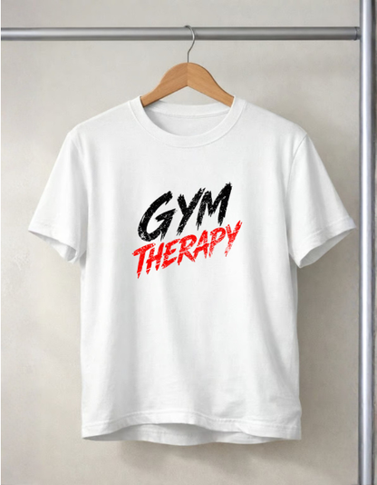 GYM Therapy T-Shirt White Color